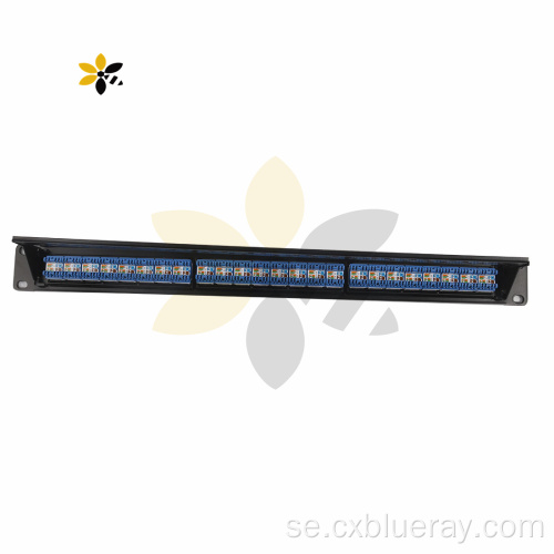 UTP -typ full laddad CAT6 -patchpanel